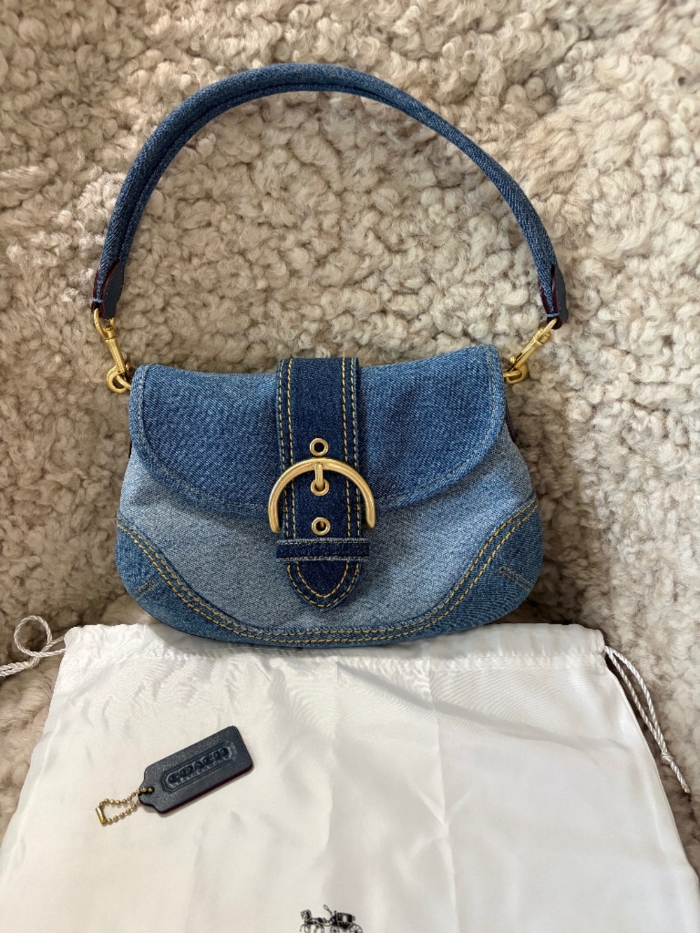 Coach Soho Denim Shoulder Bag